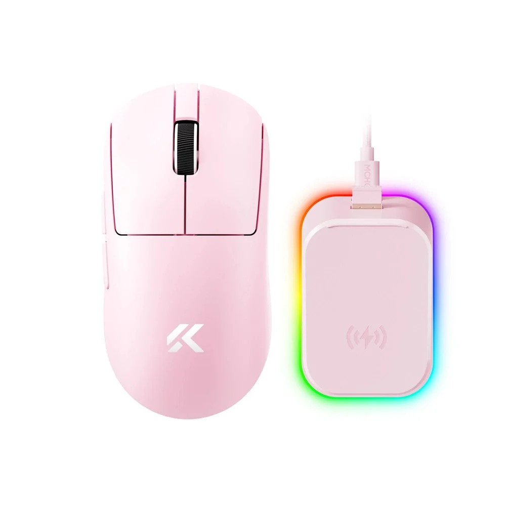 Mchose A7 V2 Ultra+ Pink wireless gaming mouse - photo 1