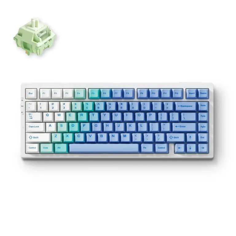 MCHOSE G75 Pro Arctic Snow Matcha Latte wireless mechanical keyboard 75% - image 1