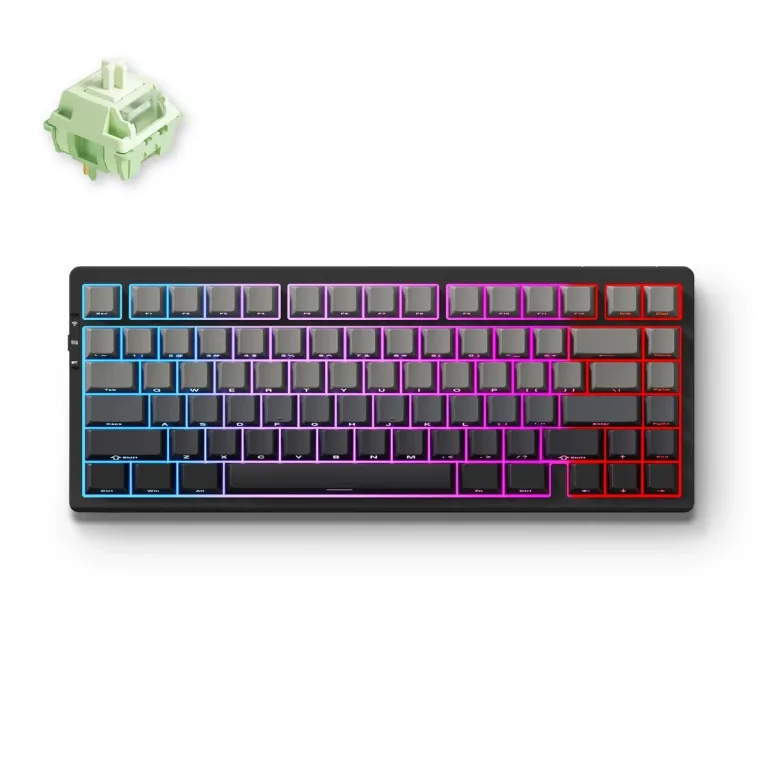MCHOSE G75 Pro Black Matcha Latte бездротова механічна клавіатура 75% - фото 1
