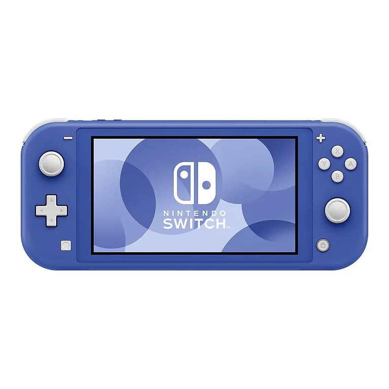 Nintendo Switch Lite Blue портативная консоль спереди