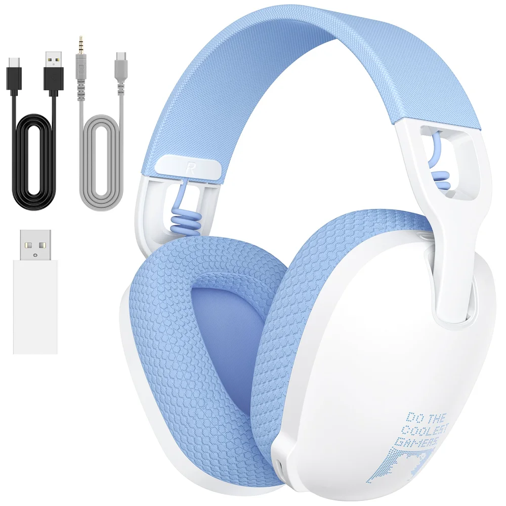 ONIKUMA B2 Blue wireless Bluetooth gaming headset official photo