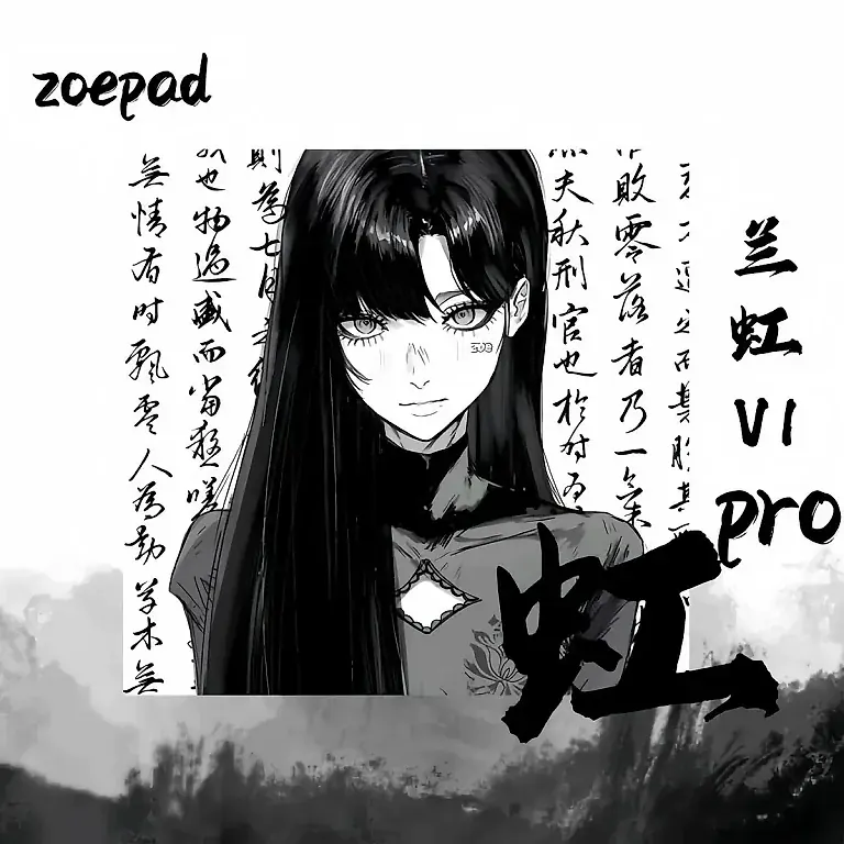 Килимок Zoepad Langhong V1 Pro Ink Maiden